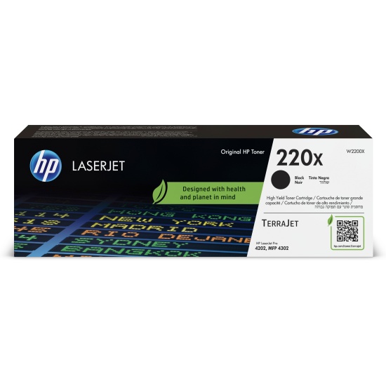 HP 220X Black Original LaserJet Toner Cartridge Image