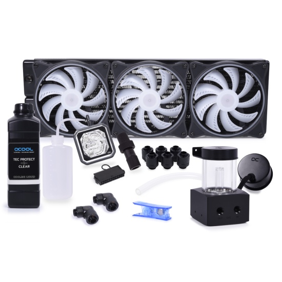 Alphacool ST30 Processor Liquid cooling kit 14 cm Black Image