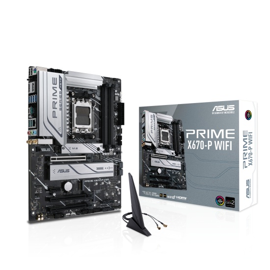 ASUS PRIME X670-P WIFI AMD X670 Socket AM5 ATX Image