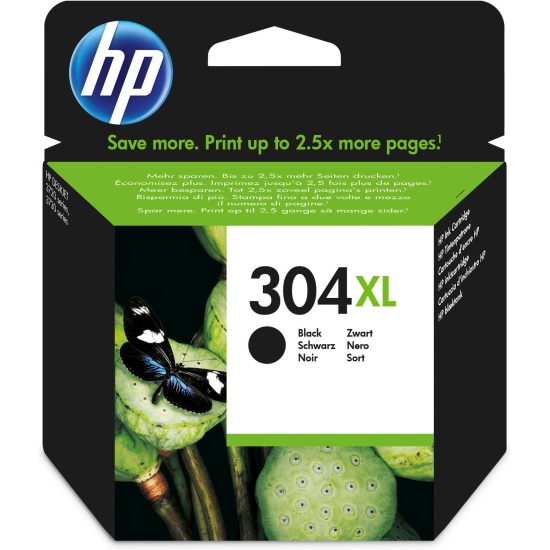 HP 304XL Black Original Ink Cartridge Image