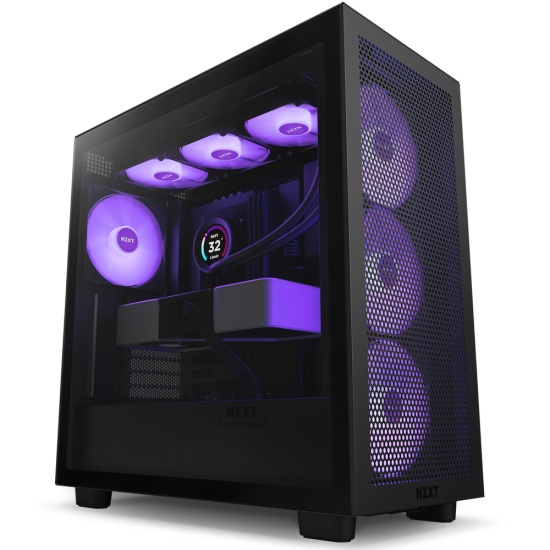 NZXT H7 Flow RGB Midi Tower Black Image