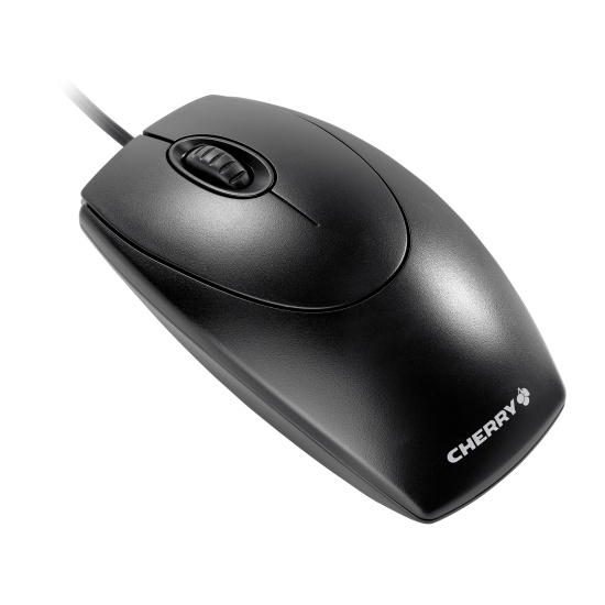 CHERRY WHEELMOUSE OPTICAL Corded Mouse, Black, PS2/USB Image