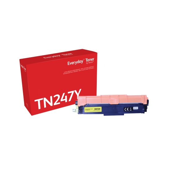 Everyday Yellow Toner compatible with Brother TN-247Y, High Yield Image