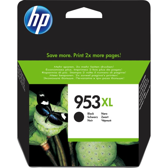 HP 953XL High Yield Black Original Ink Cartridge Image