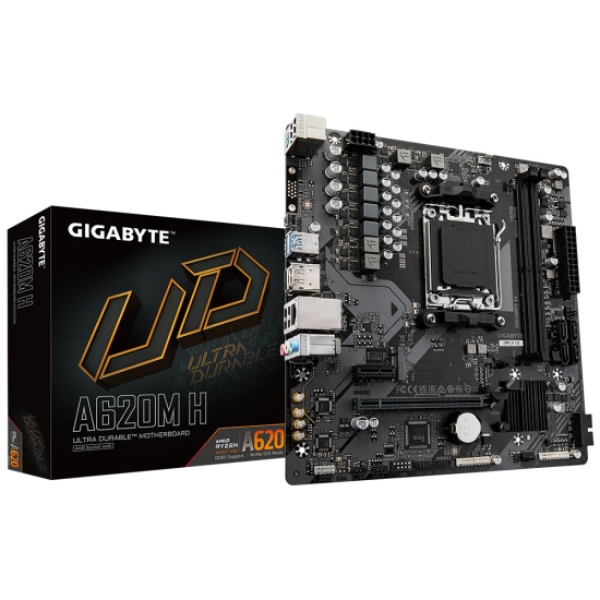 Gigabyte A620M H (rev. 1.0) AMD A620 Socket AM5 micro ATX Image