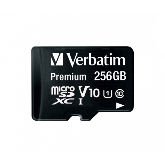 Verbatim Premium U1 256 GB MicroSDXC UHS-I Class 10 Image