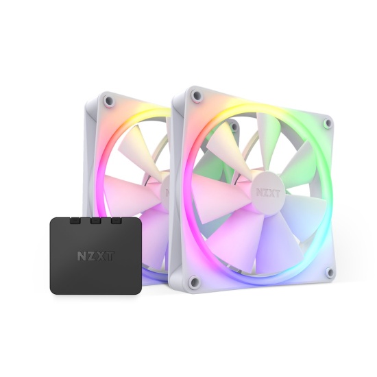 NZXT F140 RGB TWIN Computer case, Processor Fan 14 cm White 2 pc(s) Image