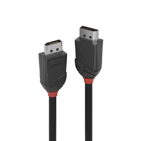Lindy 1m DisplayPort 1.2 Cable, Black Line Image