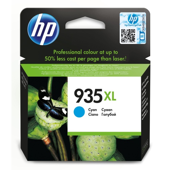 HP 935XL High Yield Cyan Original Ink Cartridge Image