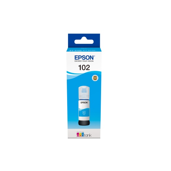Epson 102 EcoTank Cyan ink bottle Image