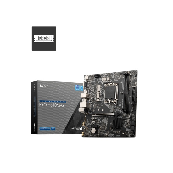 MSI PRO H610M-G motherboard Intel H610 LGA 1700 micro ATX Image