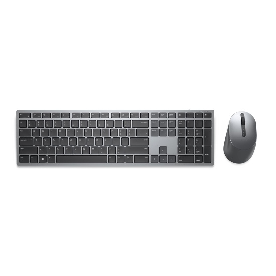 DELL KM7321W keyboard Mouse included RF Wireless + Bluetooth QWERTY US International Grey, Titanium Image