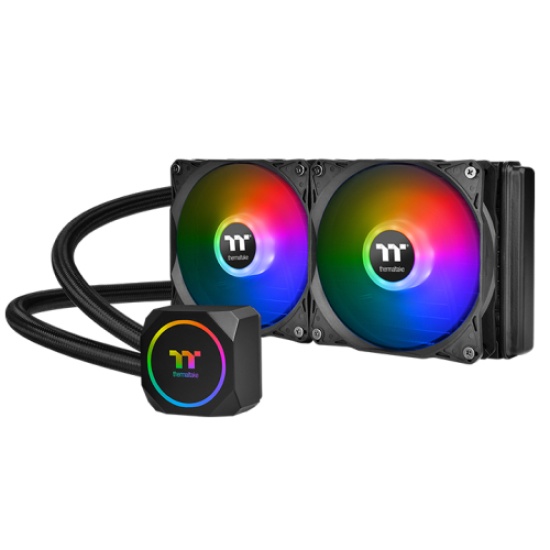 Thermaltake CL-W286-PL12SW-A computer cooling system Processor All-in-one liquid cooler Black 1 pc(s) Image
