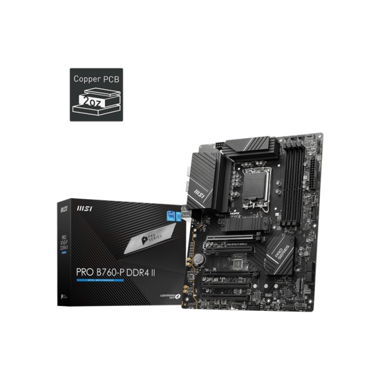 MSI PRO B760-P DDR4 II motherboard Intel B760 LGA 1700 ATX Image