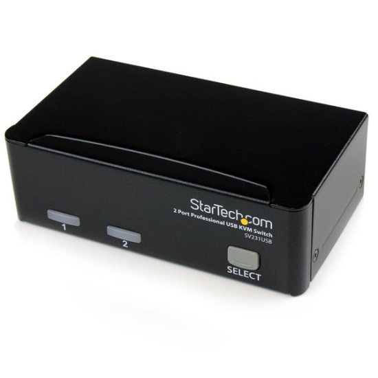 StarTech.com 2 Port Professional USB KVM Switch Kit with Cables Image