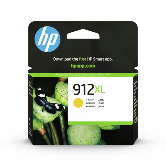 HP 912XL High Yield Yellow Original Ink Cartridge Image