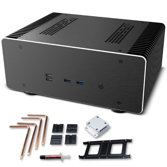 Akasa MaxWell Pro Mini-ITX Fanless Case Image