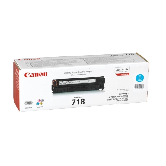 Canon CRG-718 C toner cartridge 1 pc(s) Original Cyan Image