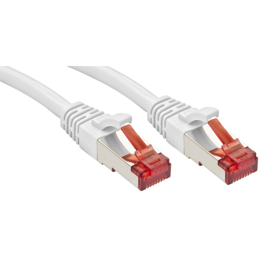 Lindy RJ-45 Cat.6 S/FTP 1m networking cable White Cat6 S/FTP (S-STP) Image