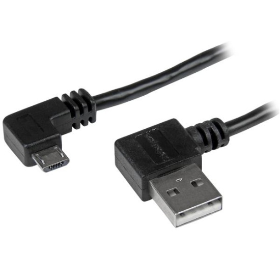 StarTech.com Micro-USB Cable with Right-Angled Connectors - M/M - 1m (3ft) Image