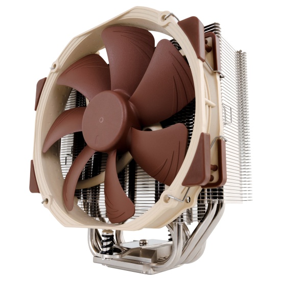 Noctua NH-U14S computer cooling system Processor Cooler 12 cm Brown, Stainless steel Image