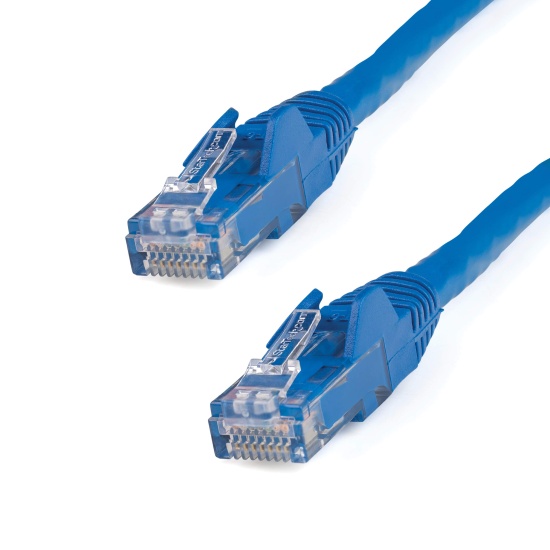 StarTech.com 3m CAT6 Ethernet Cable - Blue CAT 6 Gigabit Ethernet Wire -650MHz 100W PoE RJ45 UTP Network/Patch Cord Snagless w/Strain Relief Fluke Tested/Wiring is UL Certified/TIA Image