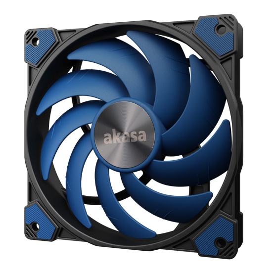 Akasa ALUCIA SC Computer case, Processor Fan 14 cm Black, Blue 1 pc(s) Image