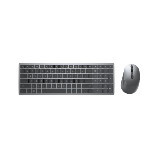 DELL KM7120W keyboard Mouse included RF Wireless + Bluetooth AZERTY French Grey, Titanium Image