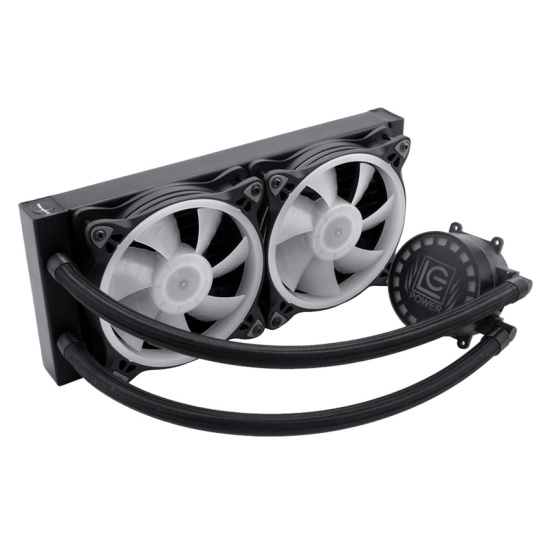 LC-Power LC-CC-240-LiCo-ARGB Processor All-in-one liquid cooler Black 1 pc(s) Image