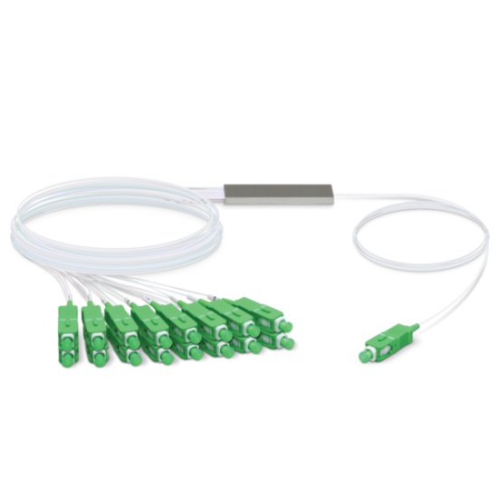 Ubiquiti UF-SPLITTER-16 fibre optic cable 4.06 m SC 16x SC White Image