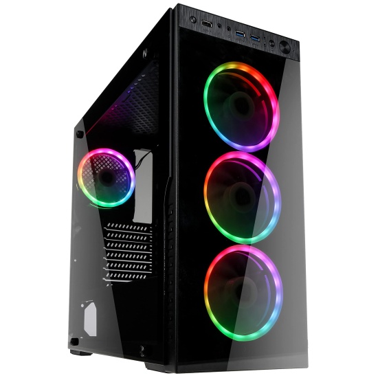 Kolink Horizon Cubierta para PC Midi Tower Black Image