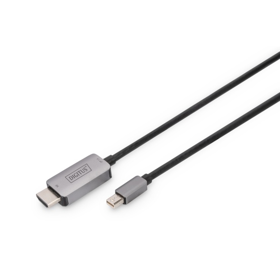 Digitus 8K Mini DisplayPort Adapter Cable, Mini DP - HDMI Type A Image