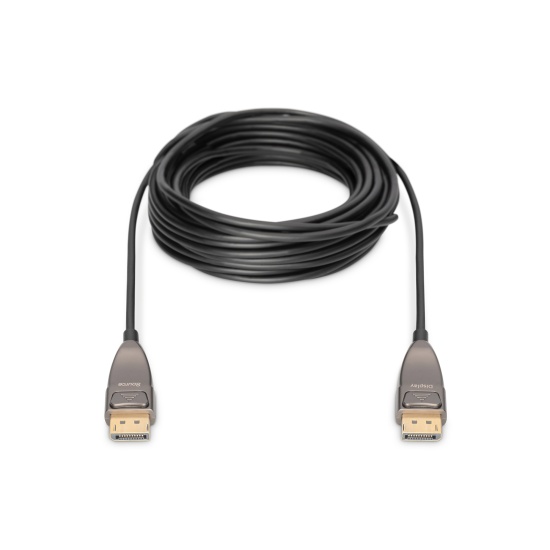 Digitus DisplayPort™ AOC Hybrid Fiber Optic Cable, UHD 8K, 20 m Image