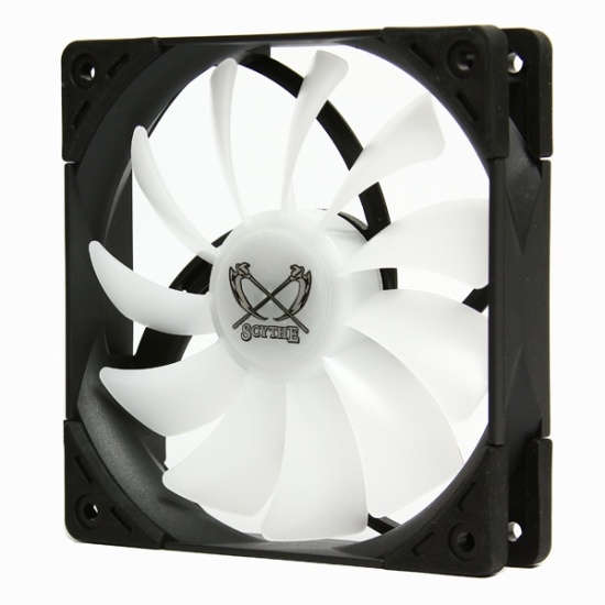 Scythe SU1225FD12LR-RDP computer cooling system Universal Fan 12 cm Black, White 1 pc(s) Image