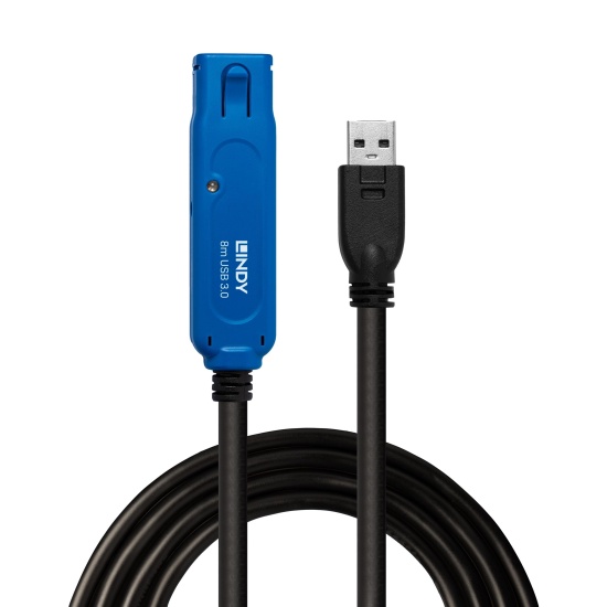 Lindy 8m USB 3.0 Active Extension Cable Pro Image