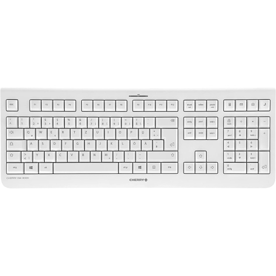 CHERRY DW 3000 keyboard Mouse included RF Wireless QWERTZ German Grey Image