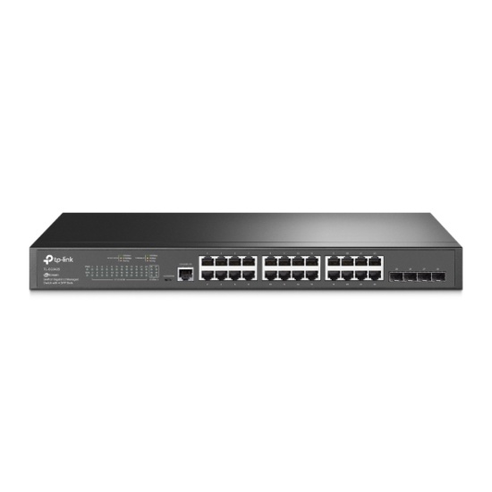 TP-Link JetStream 24-Port Gigabit L2 Managed Switch with 4 SFP Slots Image