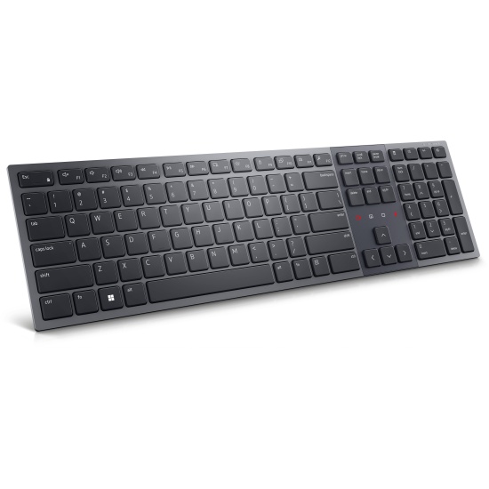 DELL KB900 keyboard RF Wireless + Bluetooth QWERTZ German Graphite Image