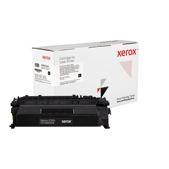 Everyday (TM) Black Toner by Xerox compatible with HP 05A (CE505A/ CRG-119/ GPR-41) Image