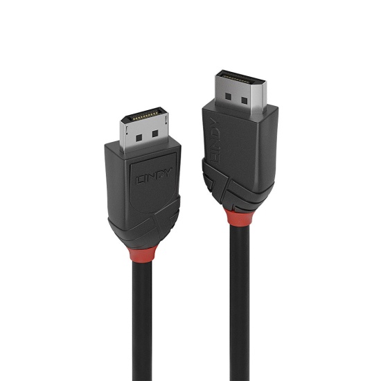 Lindy 2m DisplayPort Cable 1.2, Black Line Image