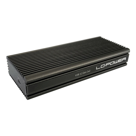 LC-Power LC-M2-C-NVME-2X2 storage drive enclosure SSD enclosure Black M.2 Image