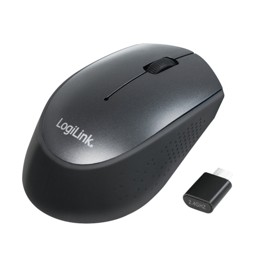 LogiLink ID0160 mouse Ambidextrous RF Wireless Optical 1200 DPI Image