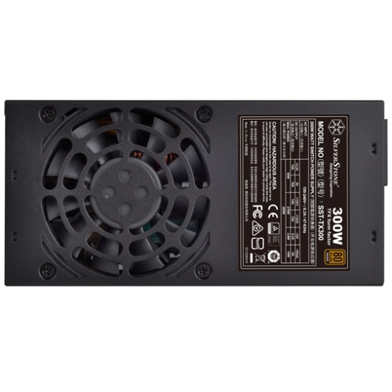 Silverstone TX300 power supply unit 300 W 24-pin ATX TFX Black Image