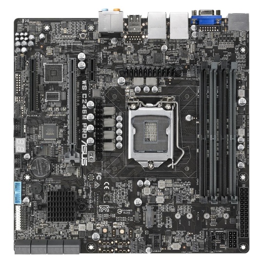 ASUS WS C246M PRO Intel C246 LGA 1151 (Socket H4) micro ATX Image