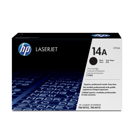 HP 14A Black Original LaserJet Toner Cartridge Image