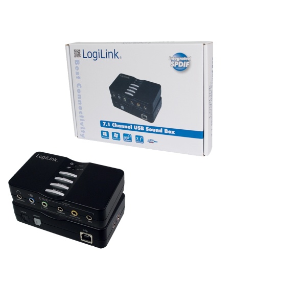 LogiLink USB Sound Box Dolby 7.1 8-Channel 7.1 channels Image