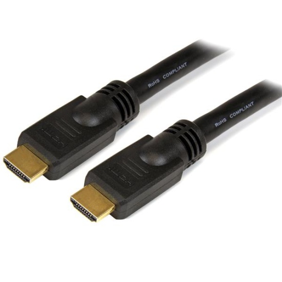 StarTech.com High Speed HDMI Cable M/M - 4K @ 30Hz - No Signal Booster Required - 15 m Image