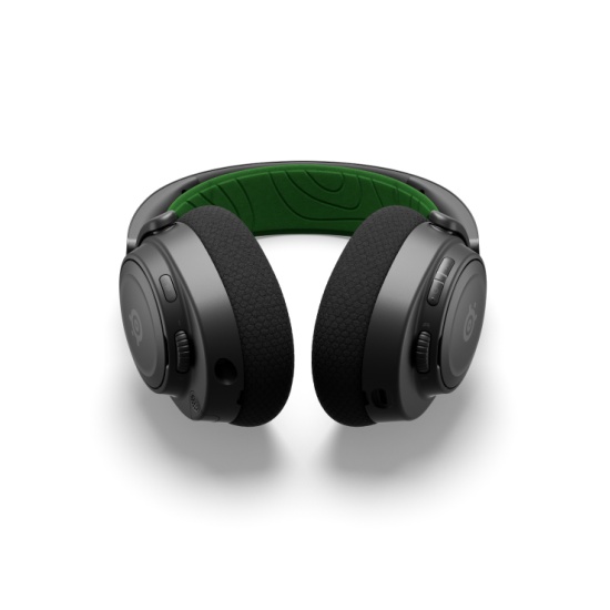 Steelseries Arctis Nova 7X Headset Wired & Wireless Head-band Gaming USB Type-C Bluetooth Black, Green Image
