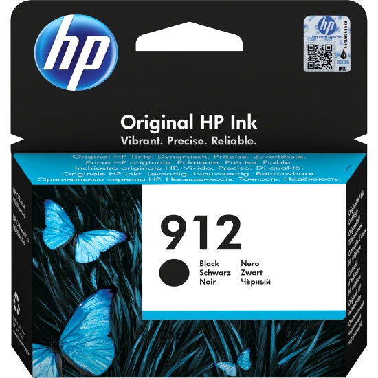 HP 912 Black Original Ink Cartridge Image