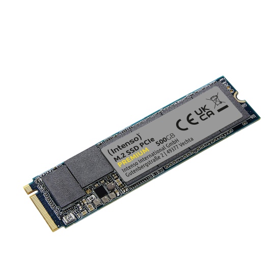 Intenso SSD 500GB Premium M.2 PCIe PCI Express 3.0 NVMe Image